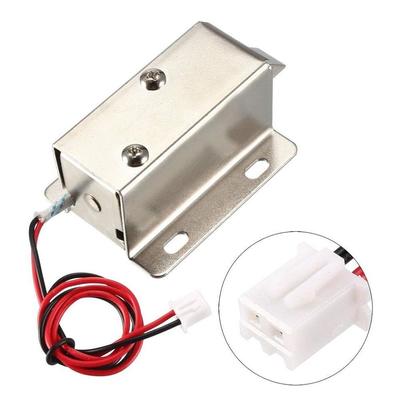 Open Frame Electric Safety Cabinet Lock 12v DC Electrical Control Solenoid Express Parcel Locker Electromagnetic Lock 24v